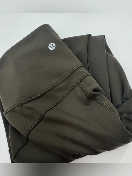 Lululemon In Movement 7/8 Tight Dark Olive Green - Picture 8 of 9